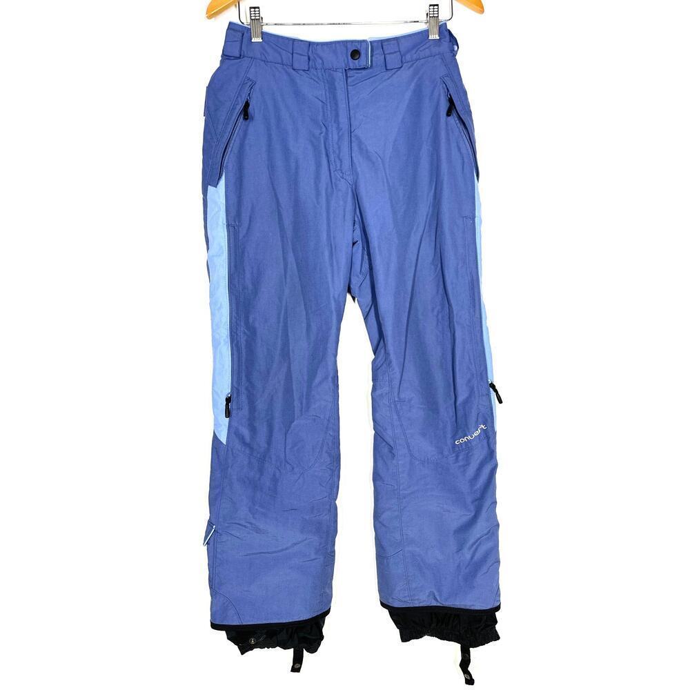 Columbia Convert Ski Pants Waterproof Outdoor Winter Snowboard Blue Small